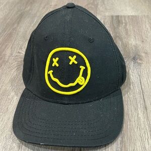 Vintage VTG Genuine Nirvana Large Logo Black Classic Band Hat